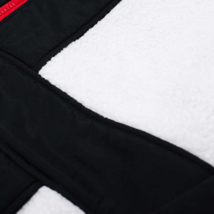New Era Women's Quarterzip White & Black Jacket