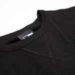 New Era Women's Waffle Knit Long Sleeve Black Crop Top