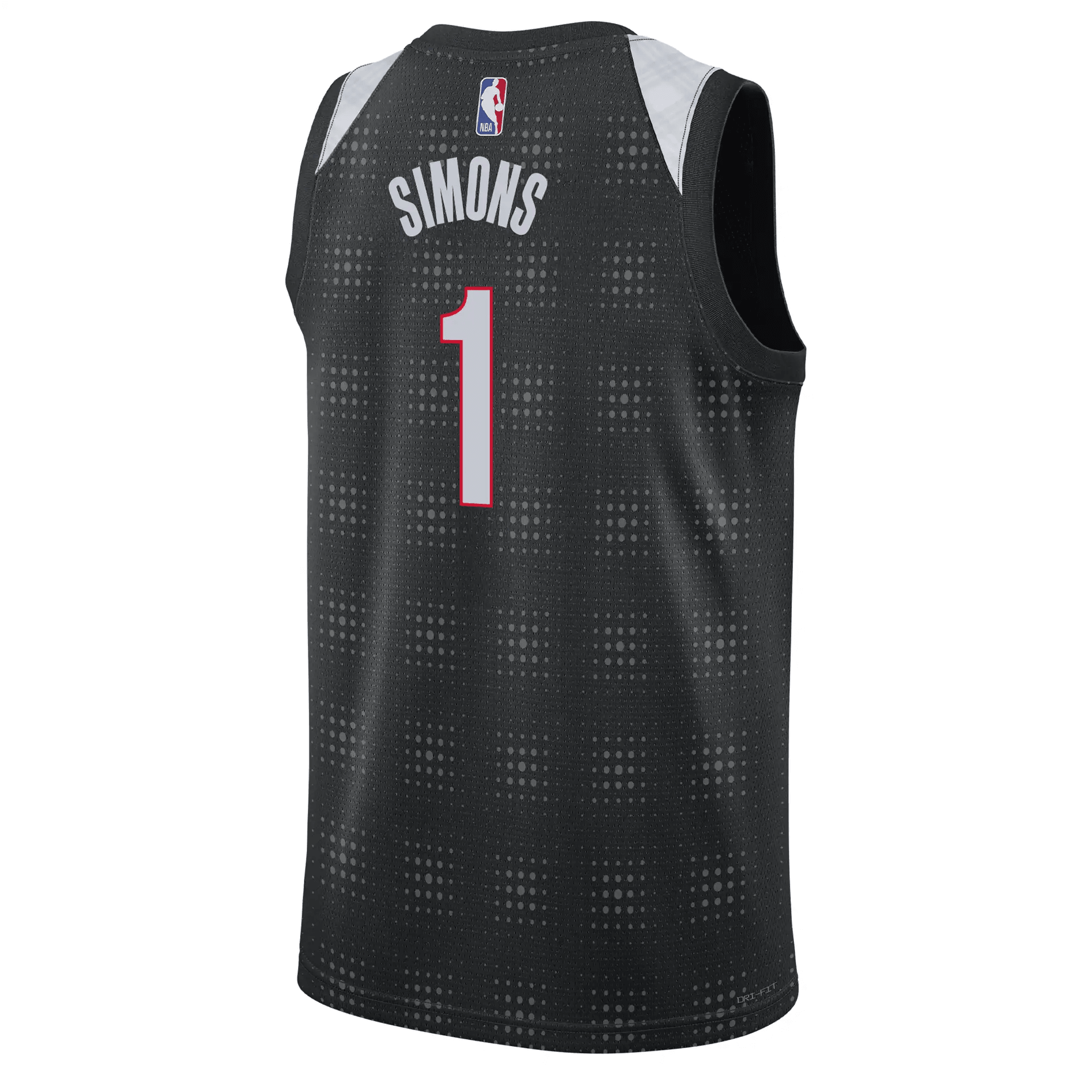 Nike Anfernee Simons NBA Swingman Peak Plaid 24-25 City Edition Jersey