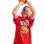 Nike Cartoon Ball Youth Red T-Shirt