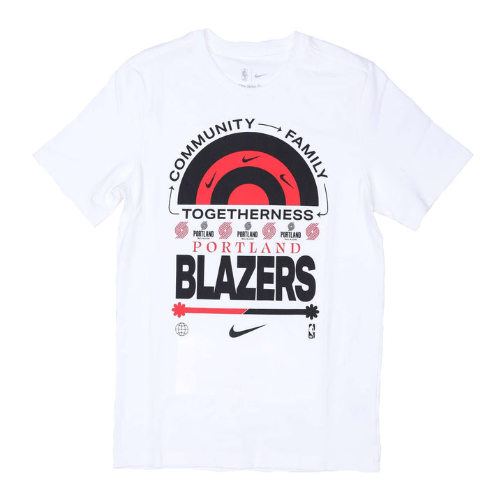 Nike Community White T-shirt - Portland Trail Blazers | Rip City