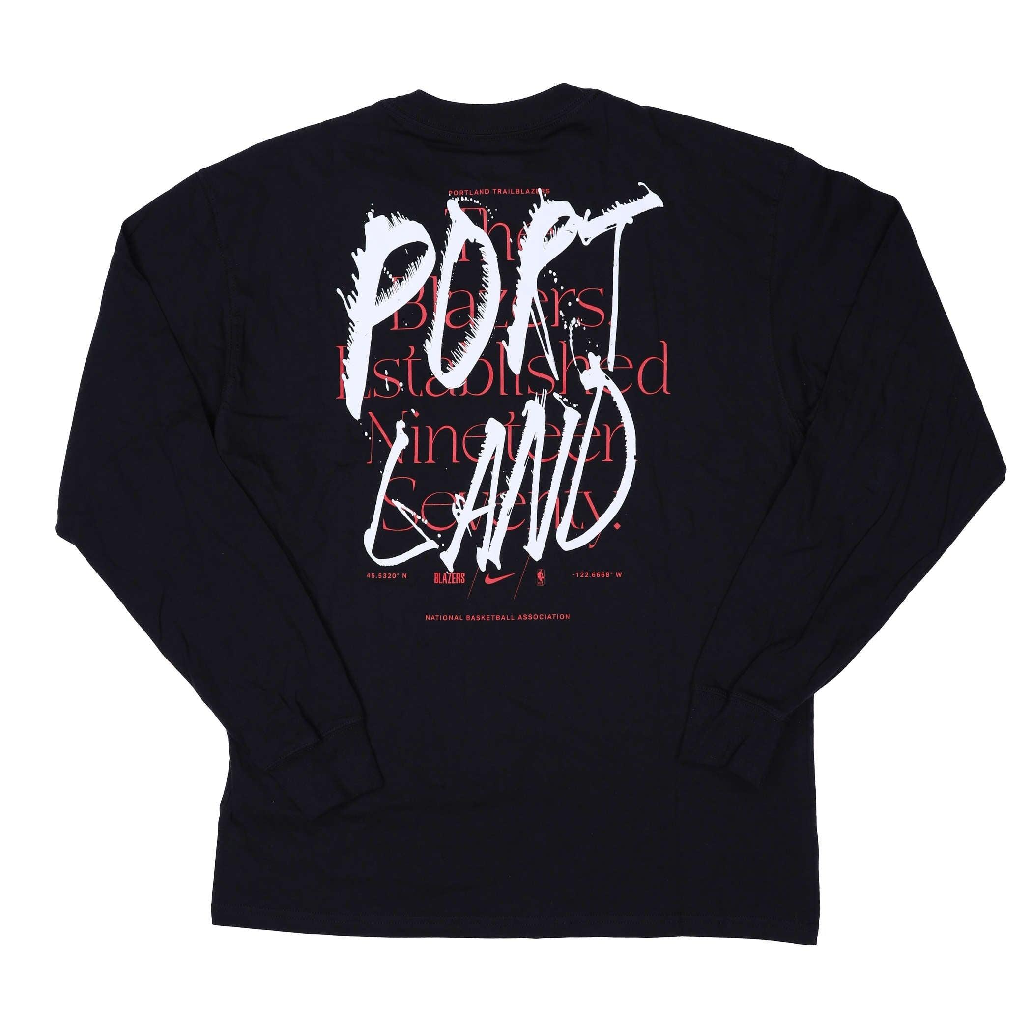 Nike Courtside Max Black Long Sleeve T-Shirt