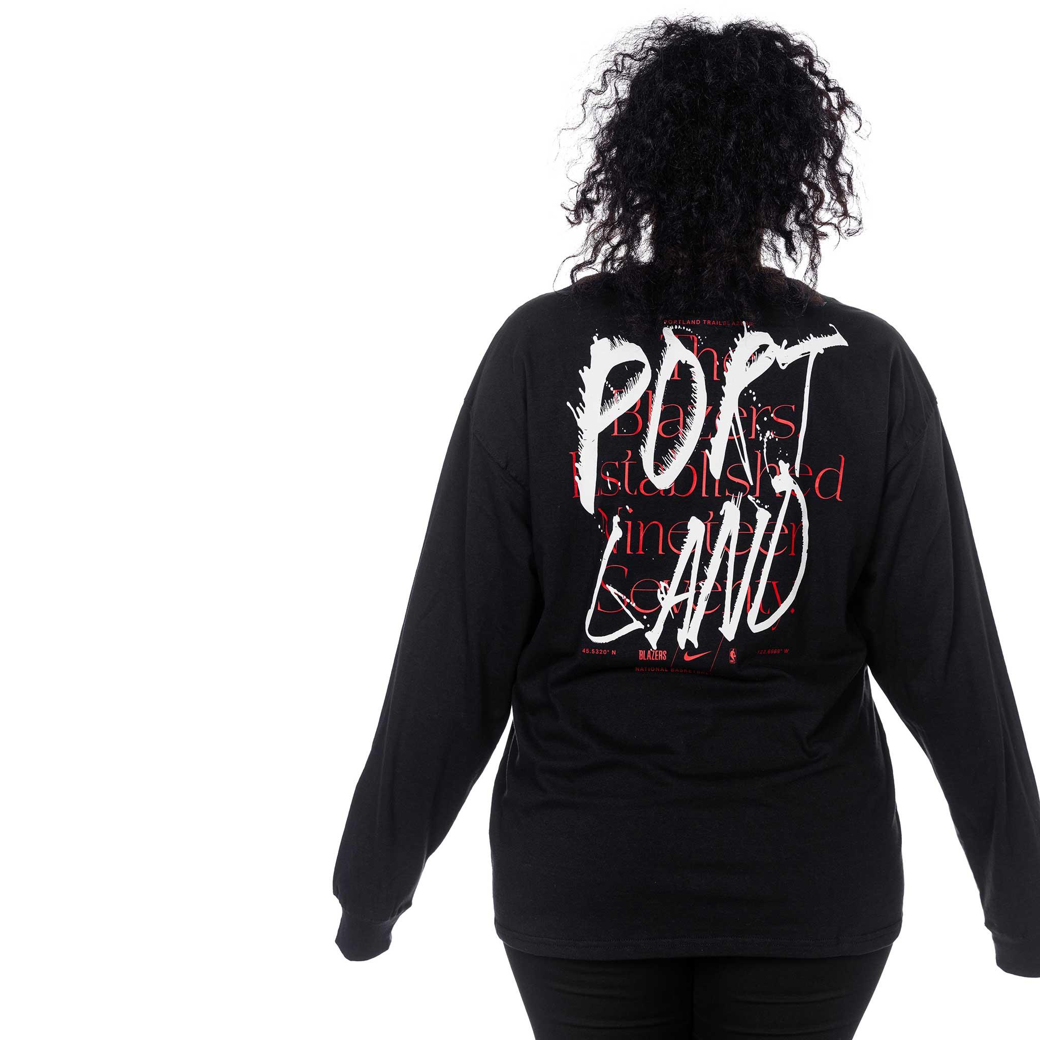 Nike Courtside Max Black Long Sleeve T-Shirt