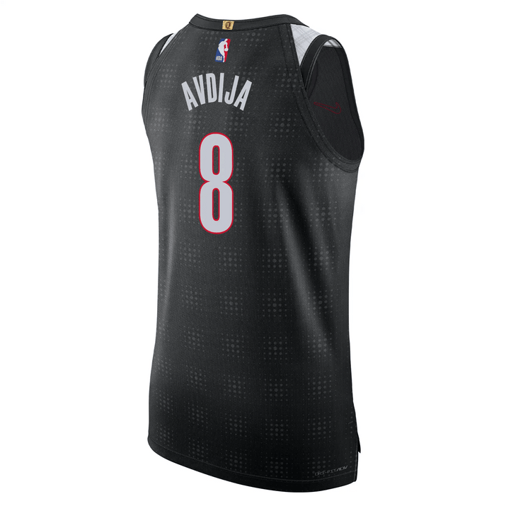 Nike Deni Avdija NBA Authentic Peak Plaid 24-25 City Edition Jersey
