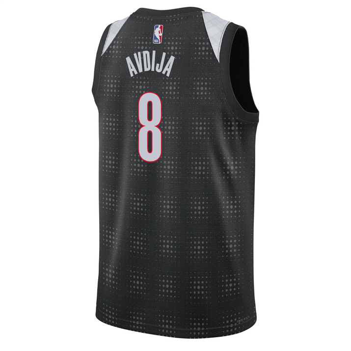Nike Deni Avdija NBA Swingman Peak Plaid 24-25 City Edition Jersey