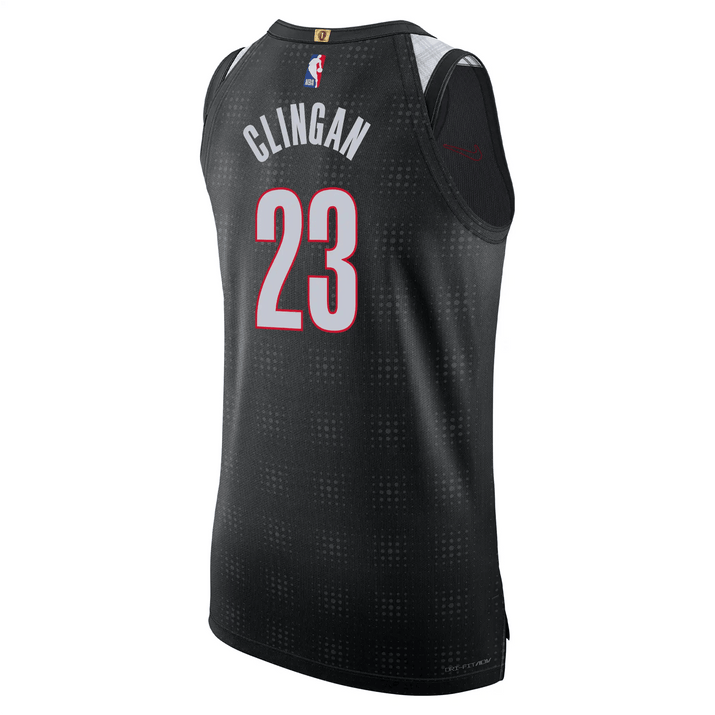 Nike Donovan Clingan NBA Authentic Peak Plaid 24-25 City Edition Jersey