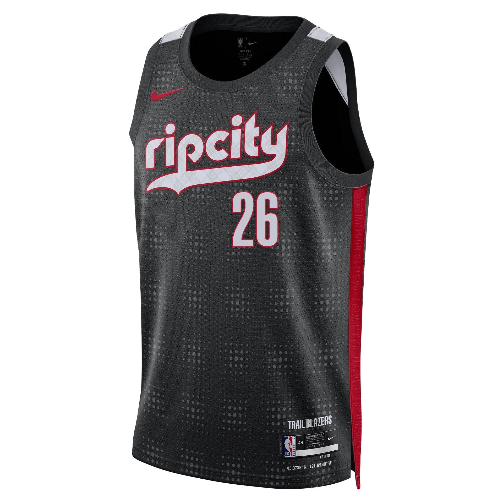 Duop Reath #26 City Edition Jersey - Portland Trail Blazers | 2024