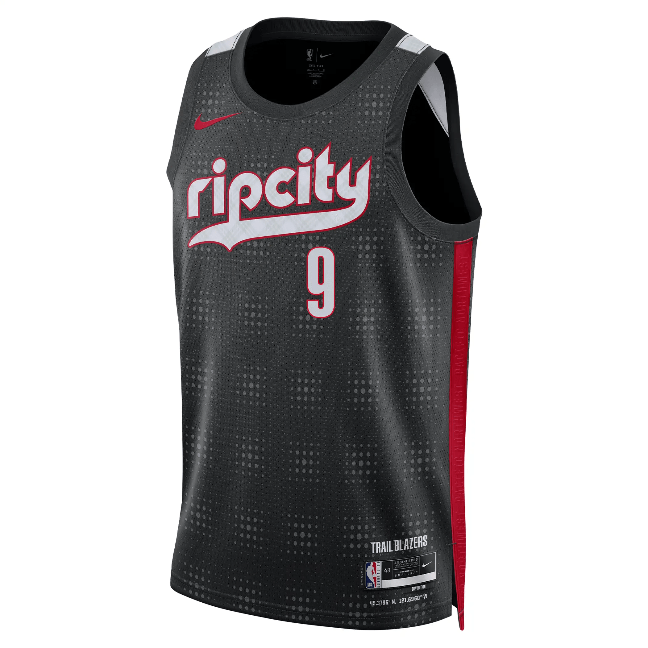Nike Jerami Grant NBA Swingman Peak Plaid 24-25 City Edition Jersey