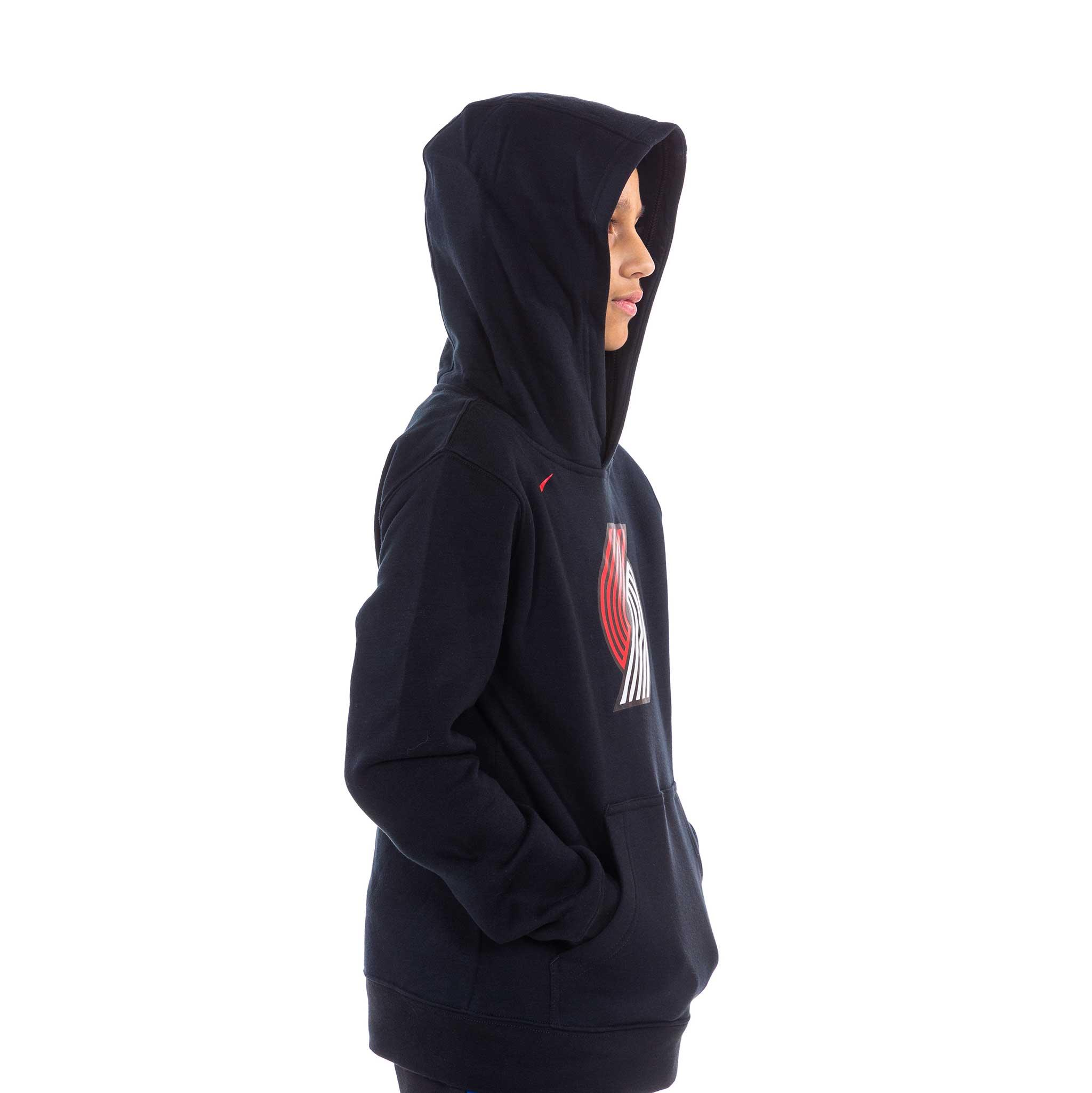 Nike Pinwheel Youth Essential Fleece Black Pullover