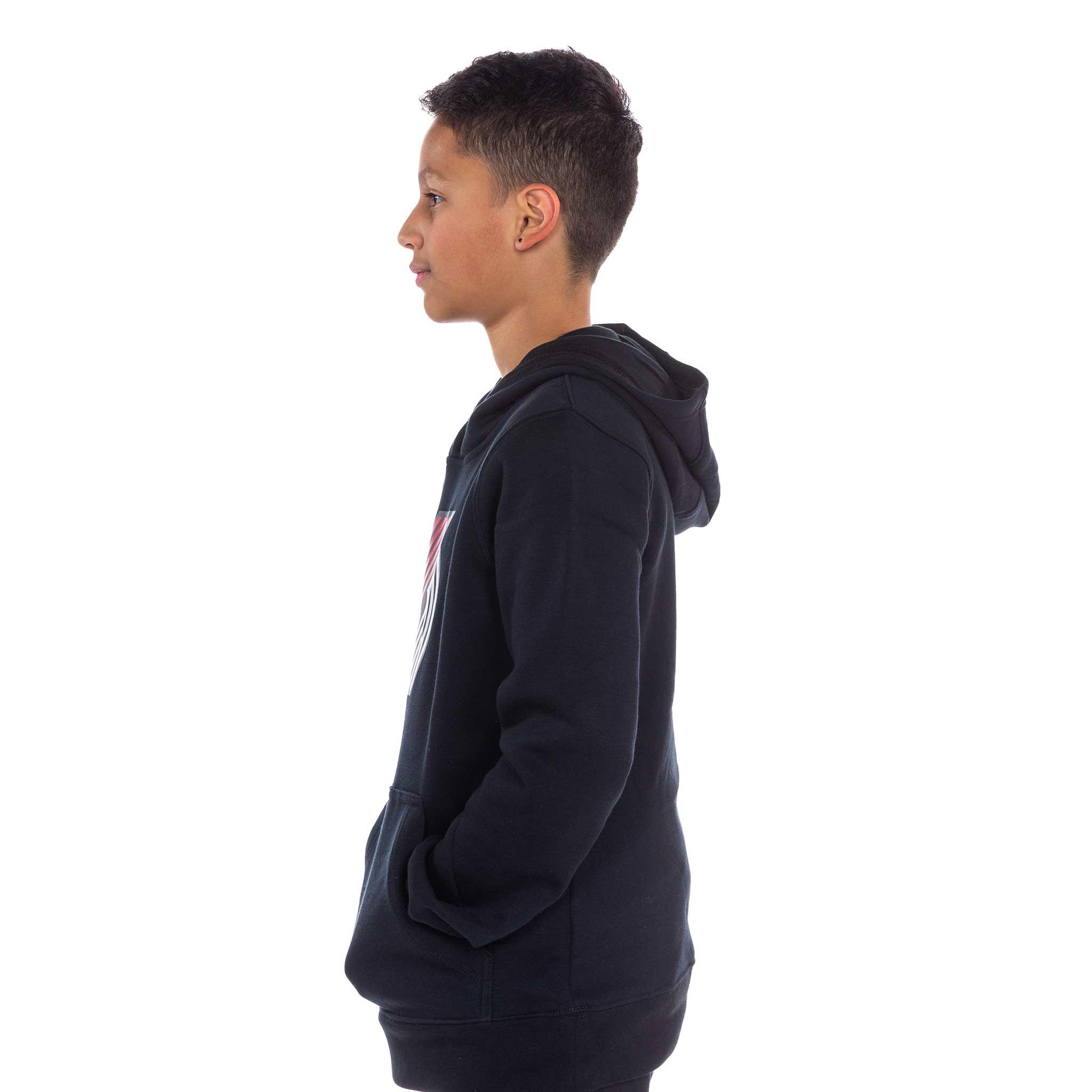 Nike Pinwheel Youth Essential Fleece Black Pullover