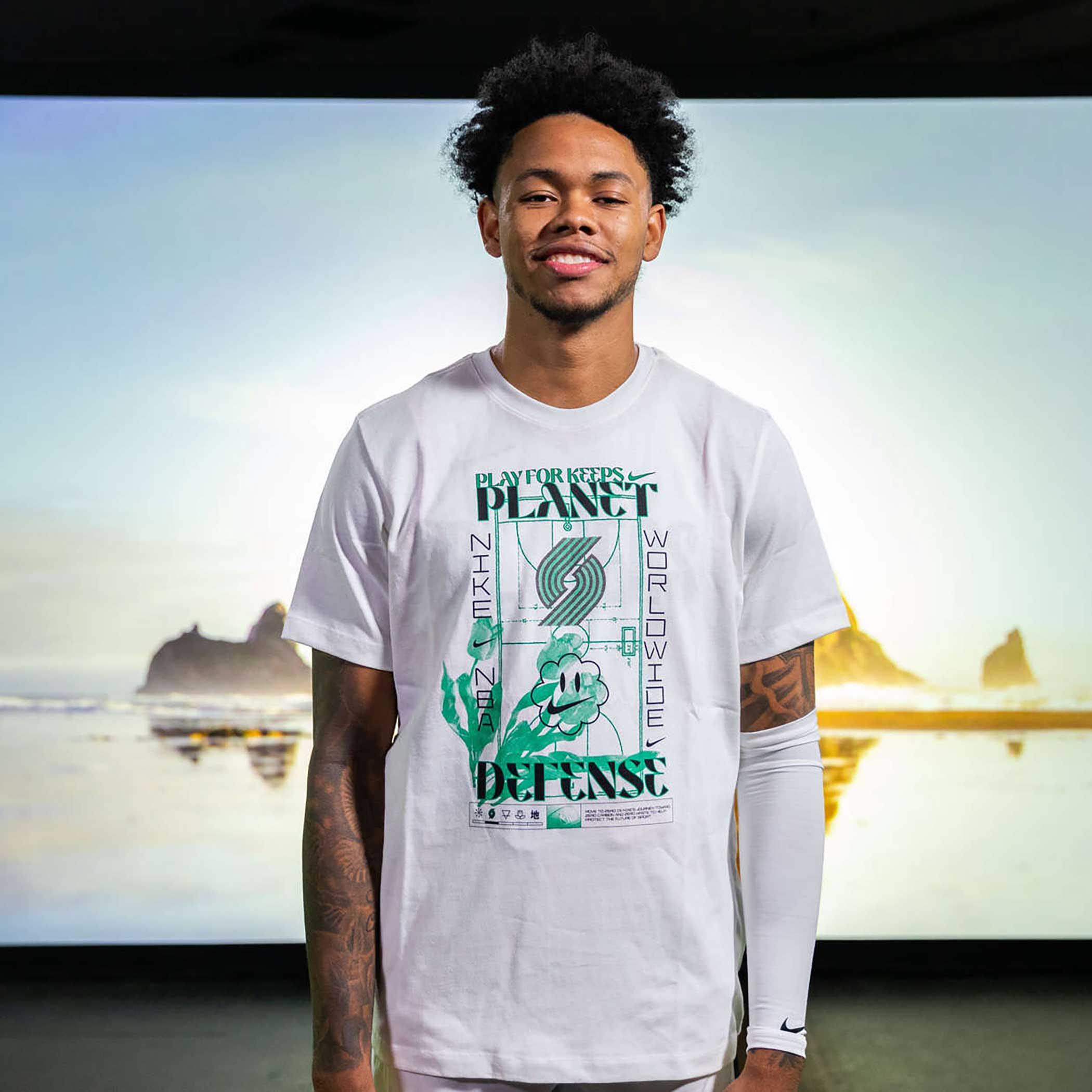 Nike Planet Defense White Cotton T-shirt