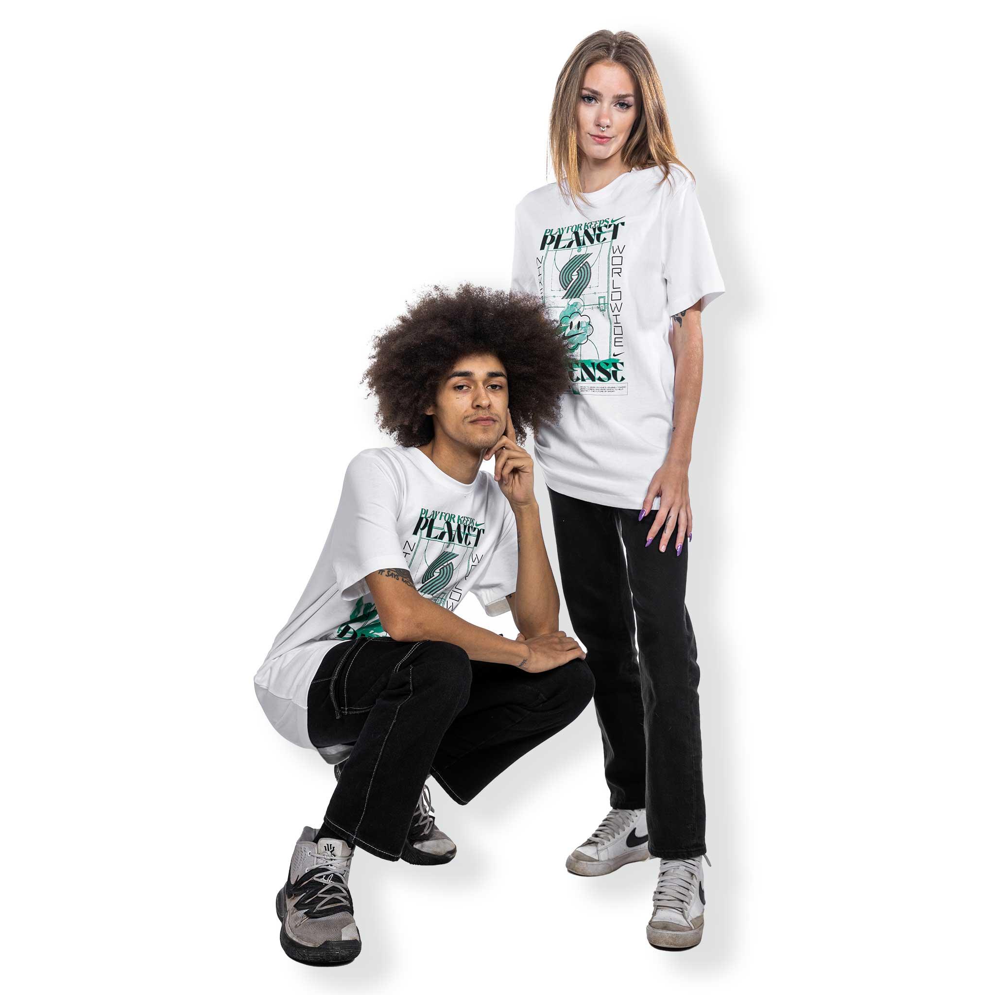 Nike Planet Defense White Cotton T-shirt