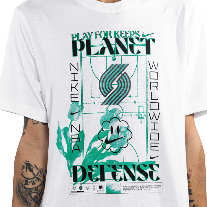 Nike Planet Defense White Cotton T-shirt
