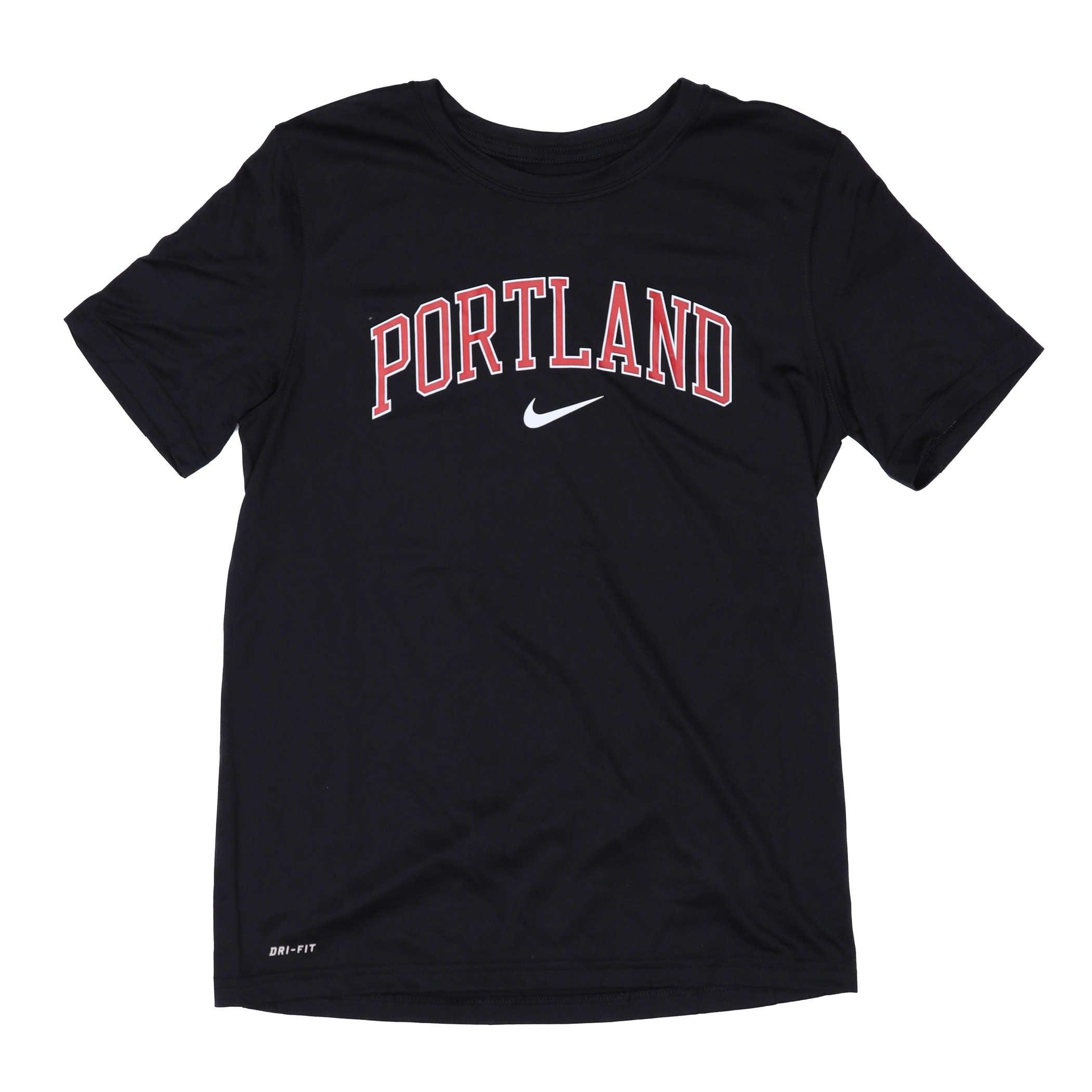 Nike Portland Youth Black Dri-Fit Tee