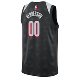 Nike Scoot Henderson NBA Swingman Peak Plaid 24-25 City Edition Jersey
