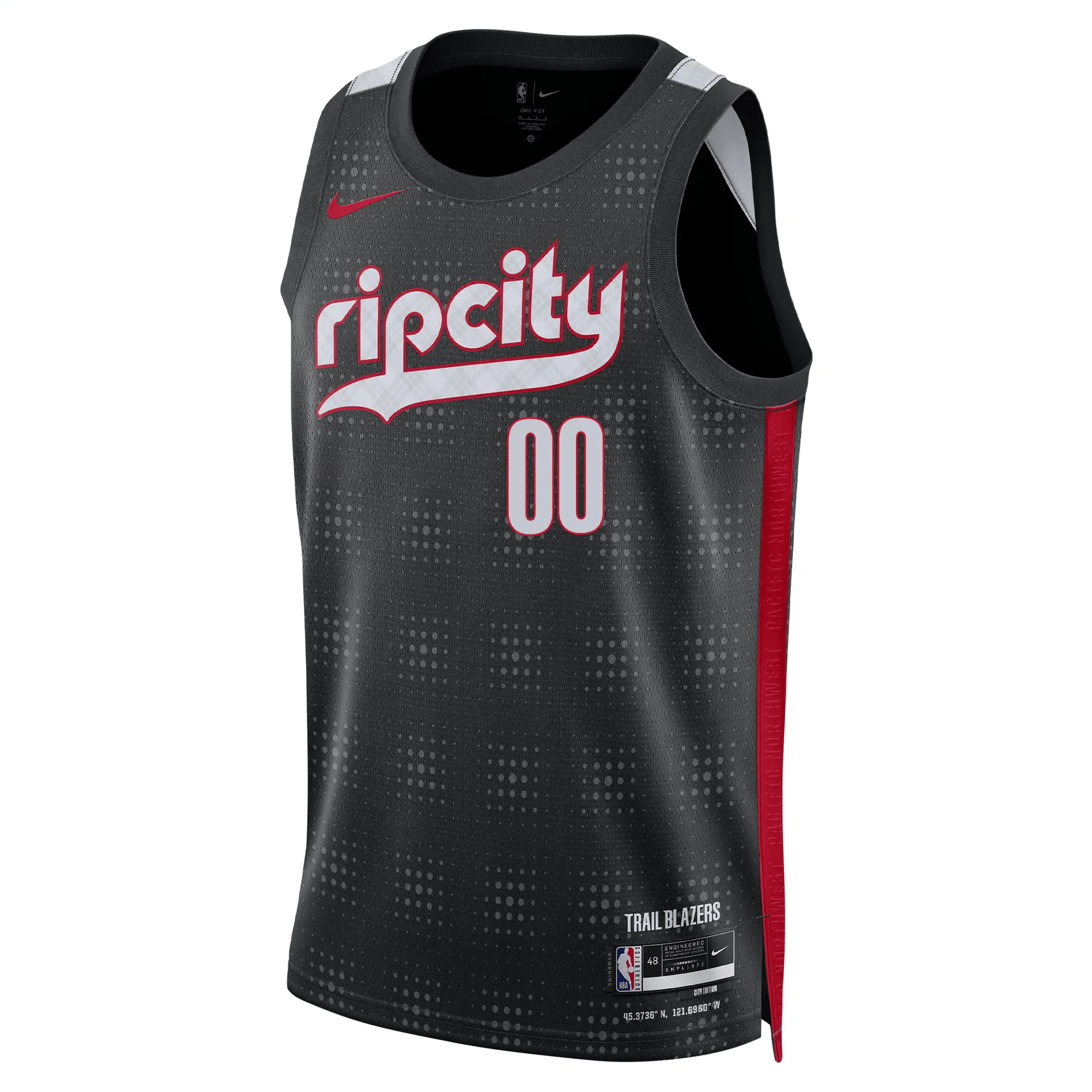 Nike Scoot Henderson NBA Swingman Peak Plaid 24-25 City Edition Jersey