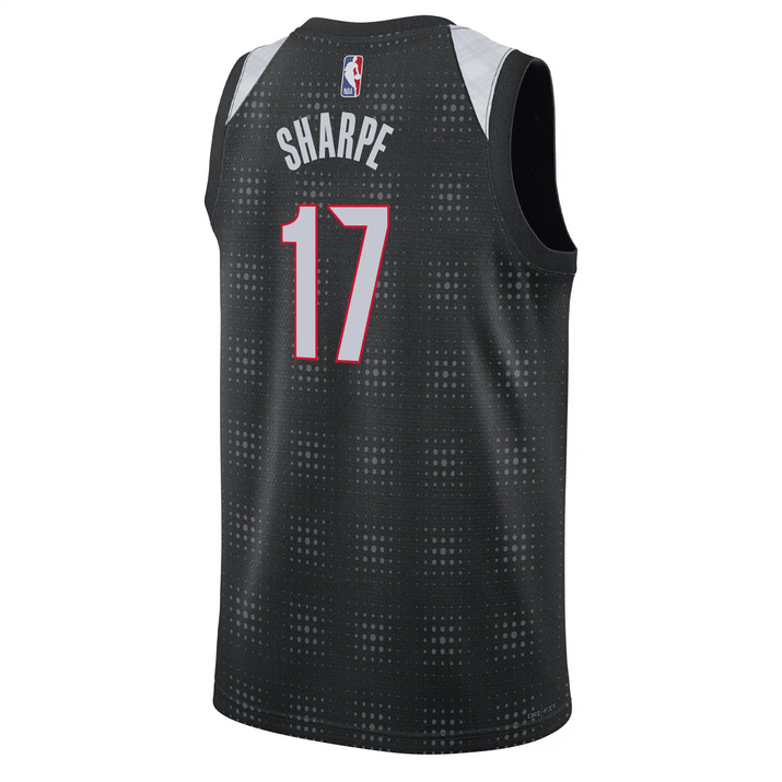 Nike Shaedon Sharpe NBA Swingman Peak Plaid 24-25 City Edition Jersey
