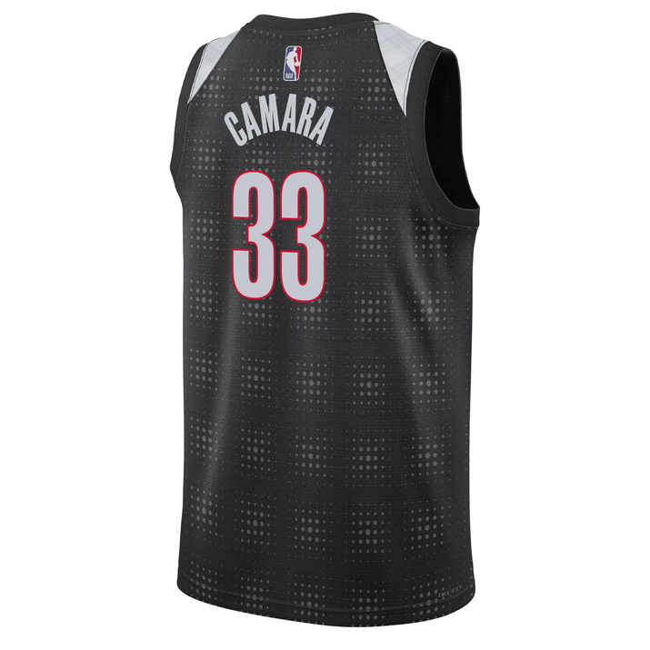 Nike Toumani Camara NBA Swingman Peak Plaid 24-25 City Edition Jersey