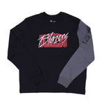 Nike Women's Long Sleeved Black T-shirt