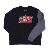 Nike Women's Long Sleeved Black T-shirt