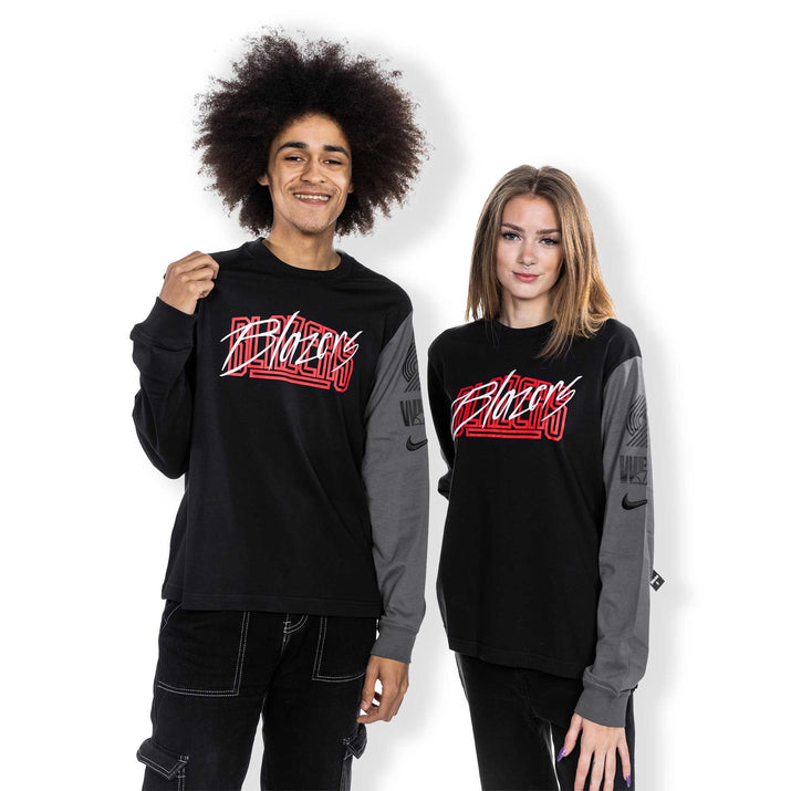 Nike Women's Long Sleeved Black T-shirt
