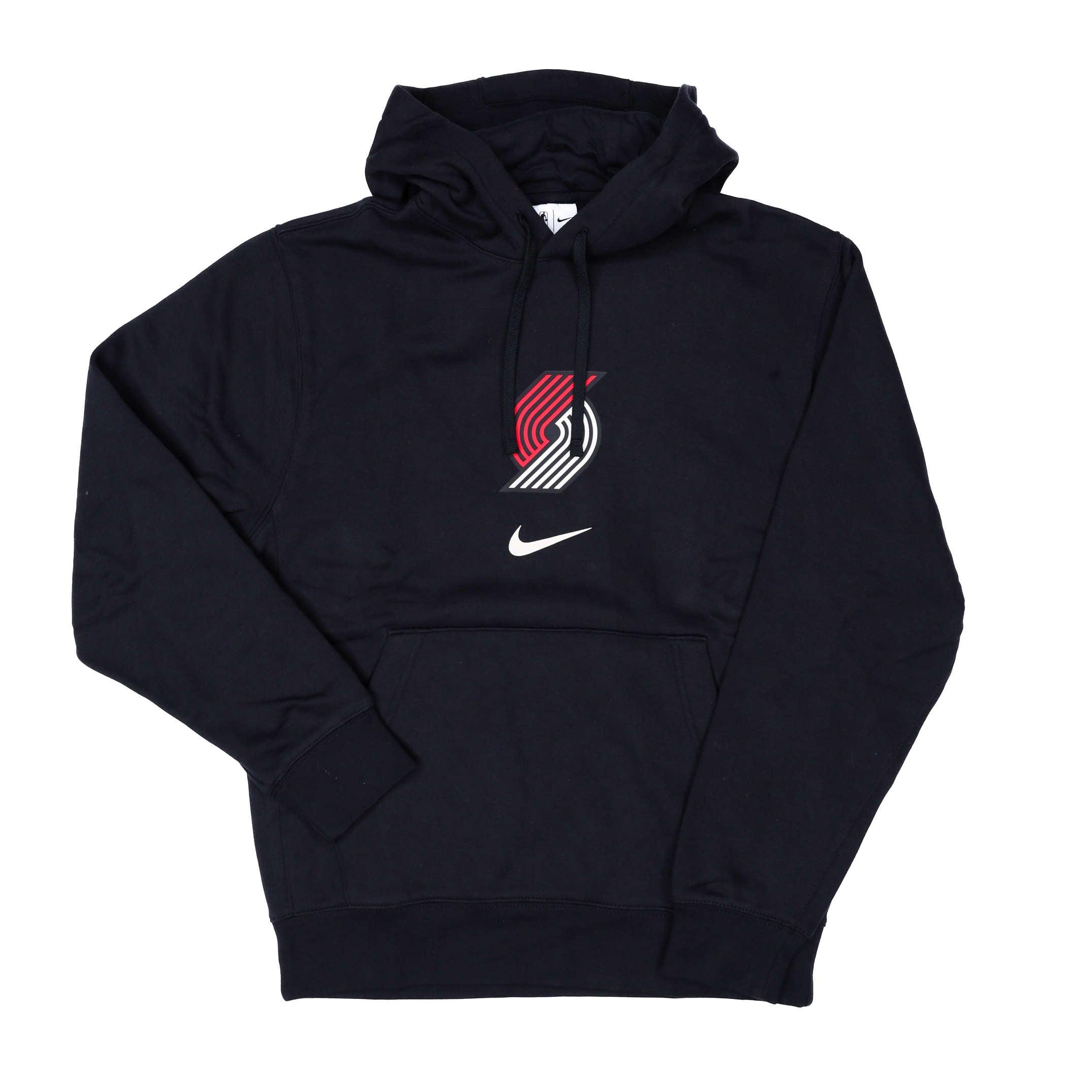 Nike Women's Retro Plaid Pinwheel Black Hoodie