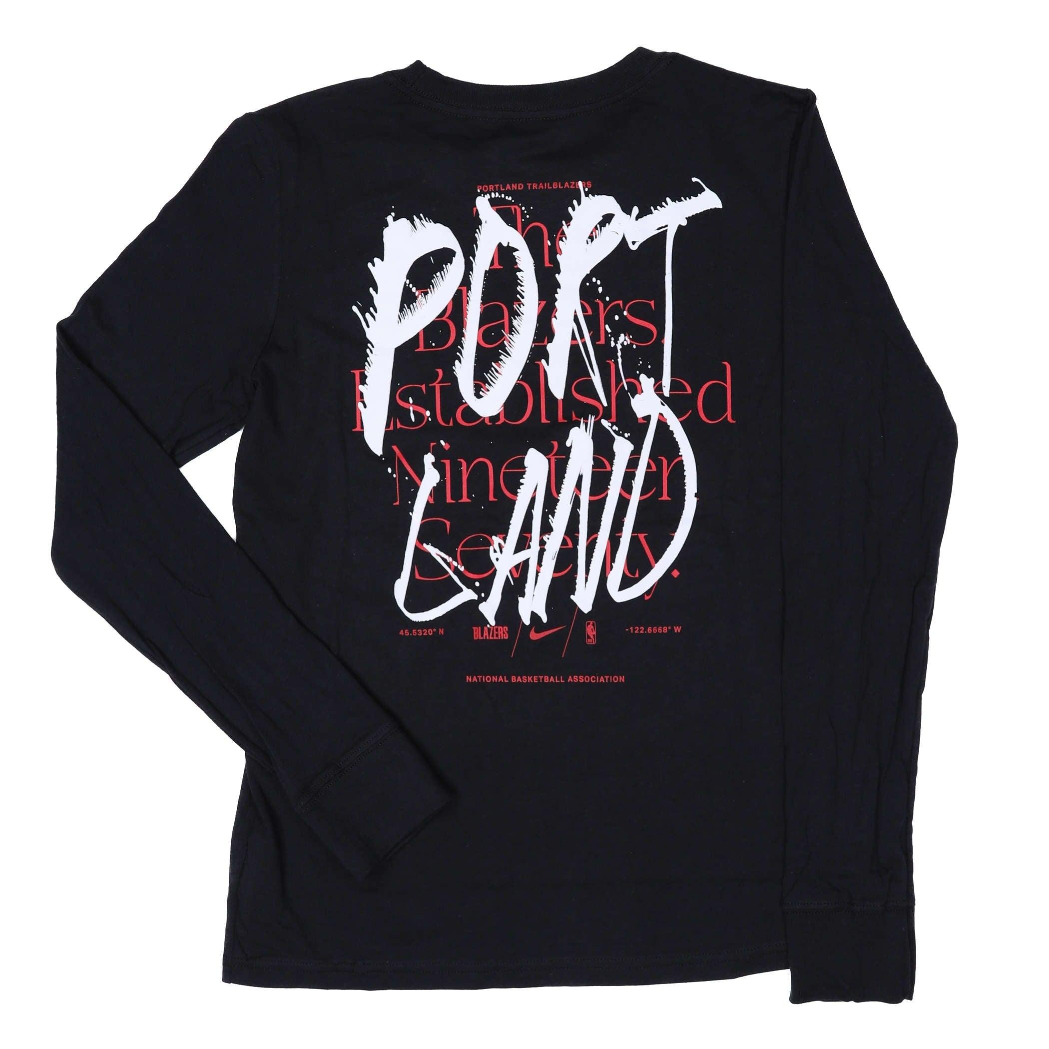 Nike Youth Courtside Max Black Long Sleeve