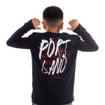 Nike Youth Courtside Max Black Long Sleeve
