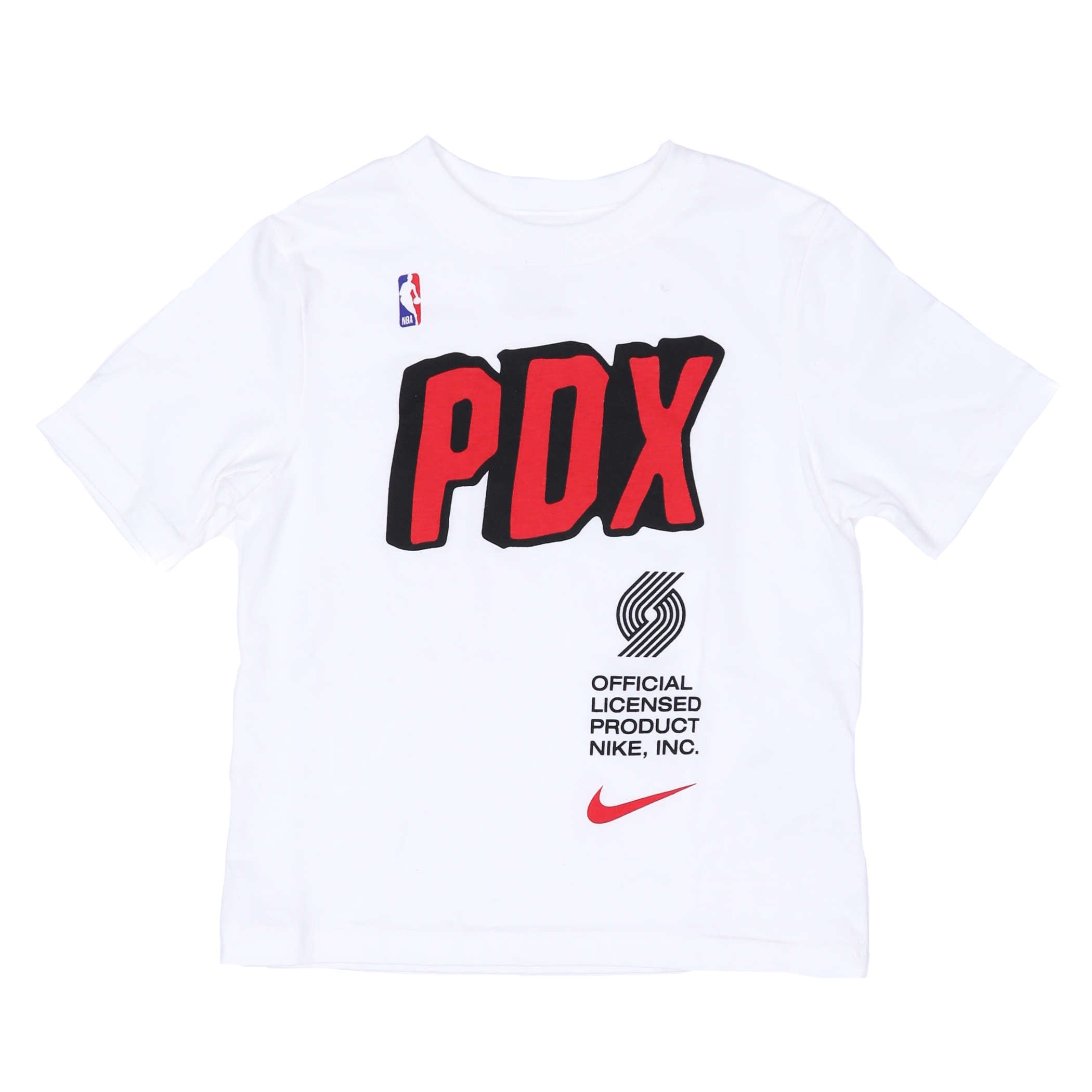 PDX City Edition Nike Kids Block White Tee