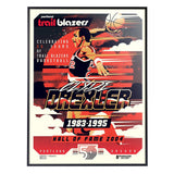 Phenom Gallery Portland Trail Blazers 50th Anniversary Clyde Drexler Deluxe Framed Serigraph