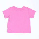 Pink Girl Toddler Sporty Stripes Tee