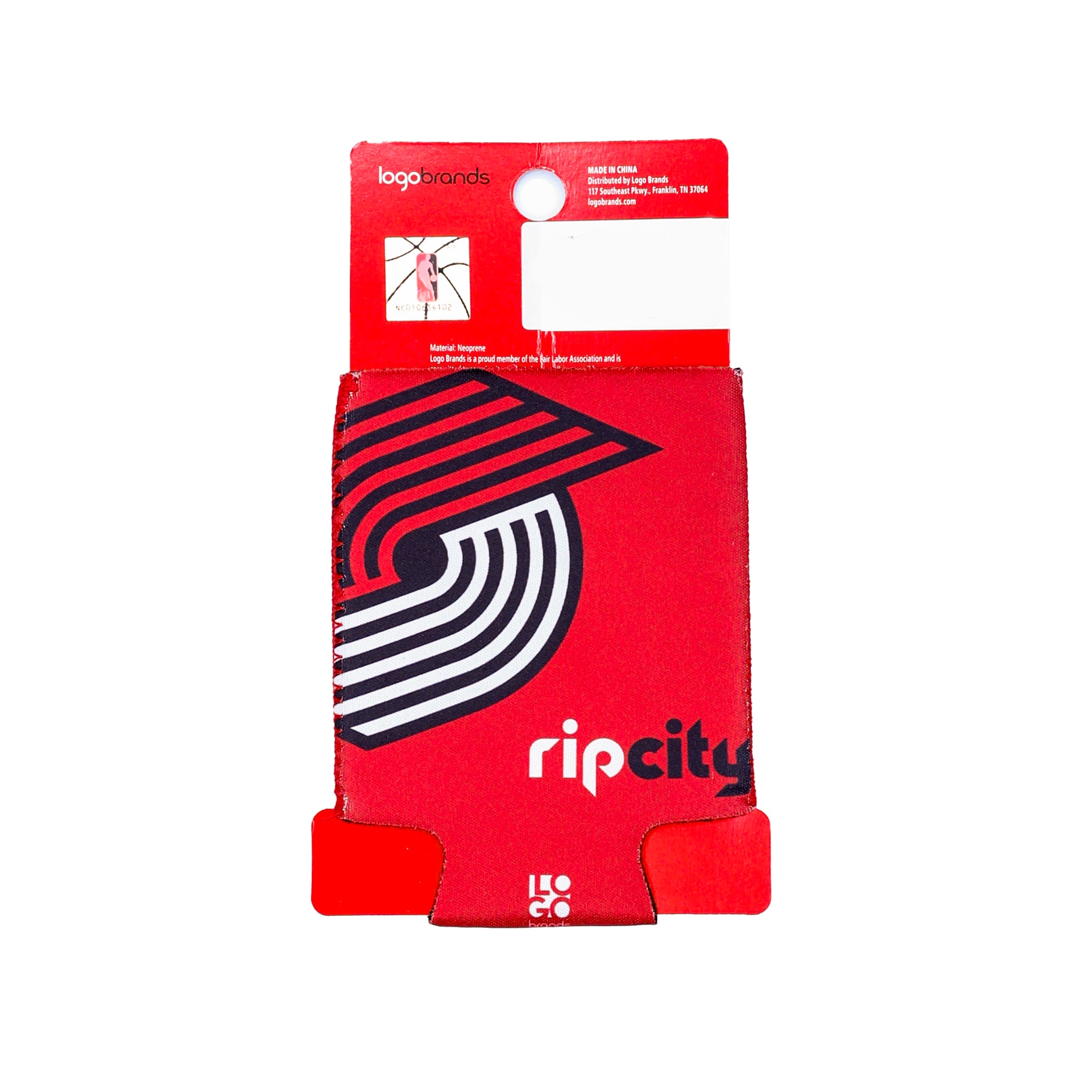 Pinwheel Logo ripcity Red Insulated Can Sleeve