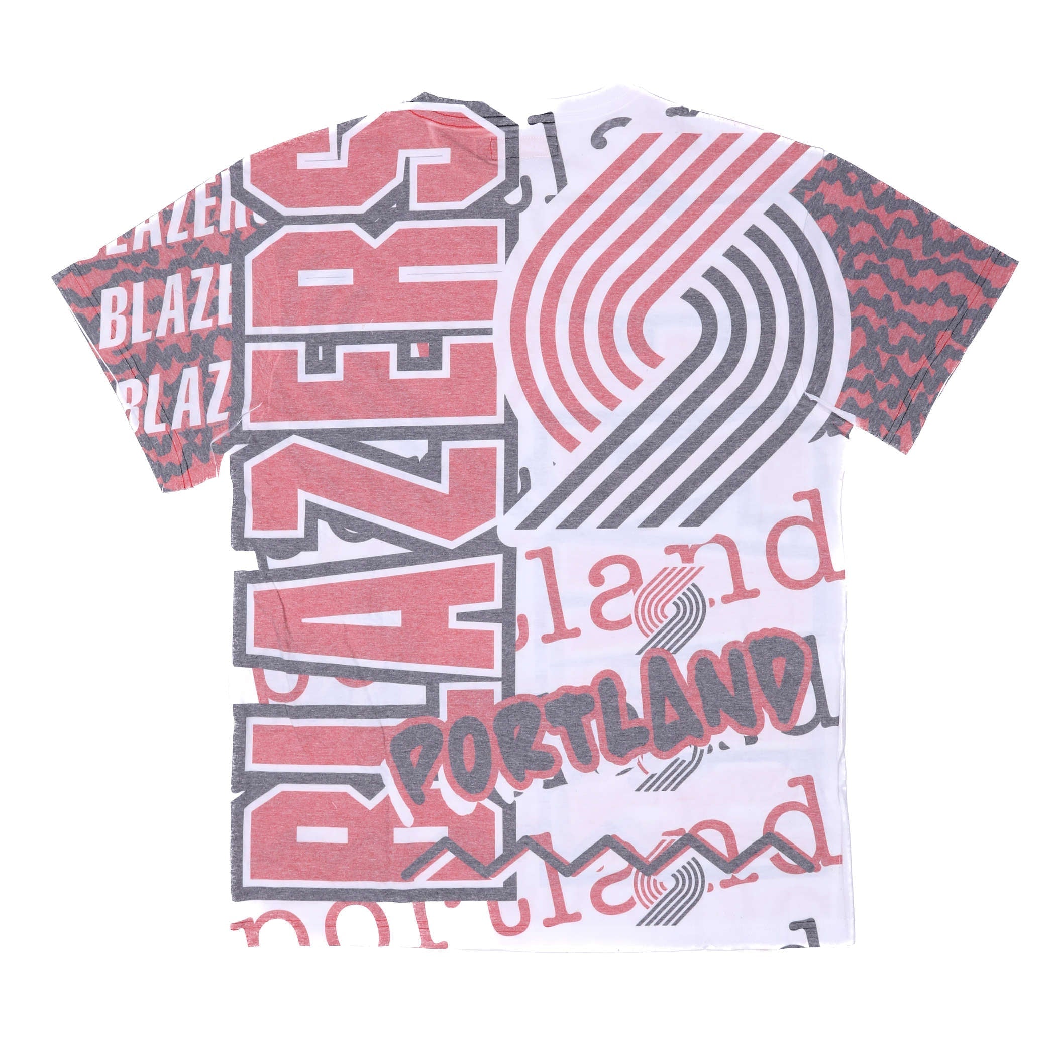 Portland Blazers Mitchell & Ness Jumbotron Sublimated T-Shirt