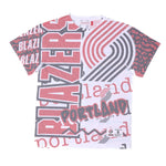 Portland Blazers Mitchell & Ness Jumbotron Sublimated T-Shirt
