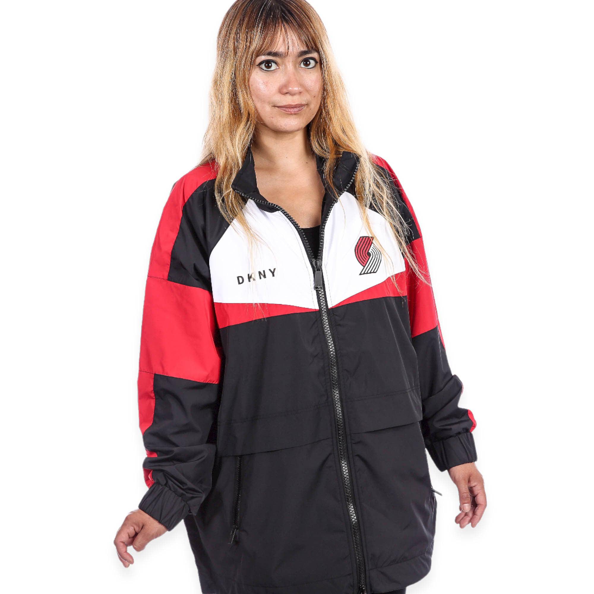 Portland Trail Blazers DKNY Women's Peyton Windbreaker