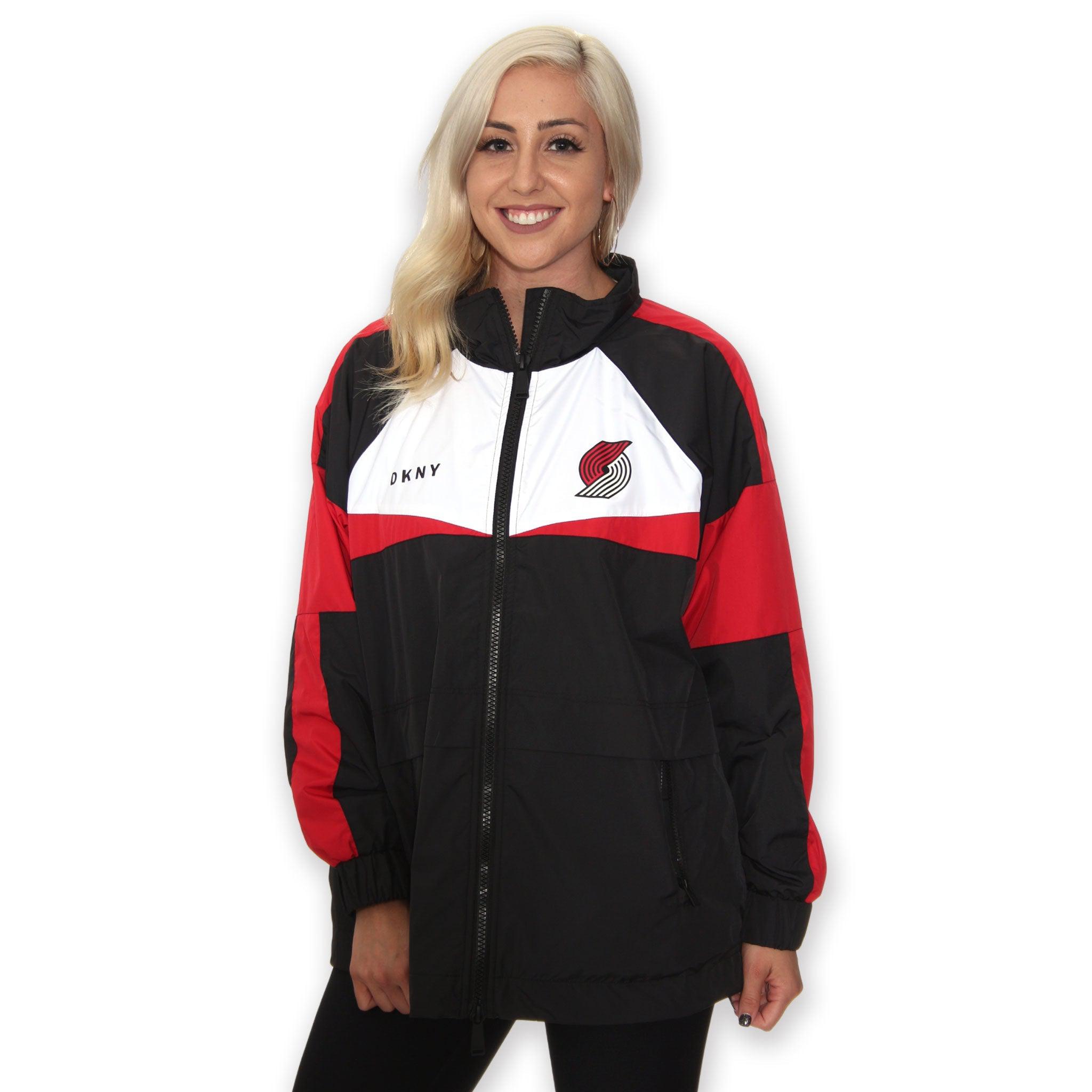 Portland Trail Blazers DKNY Women's Peyton Windbreaker