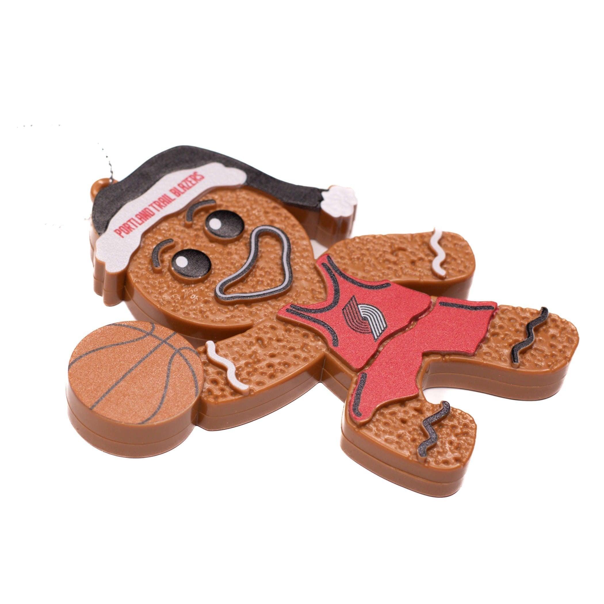 Portland Trail Blazers Gingerbread Ornament