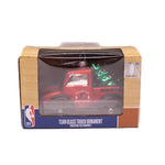 Portland Trail Blazers Glass Truck Ornament