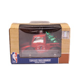 Portland Trail Blazers Glass Truck Ornament