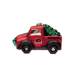 Portland Trail Blazers Glass Truck Ornament