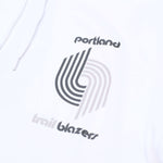 Portland Trail Blazers Mitchell & Ness Tonal Retro Cream Hoodie