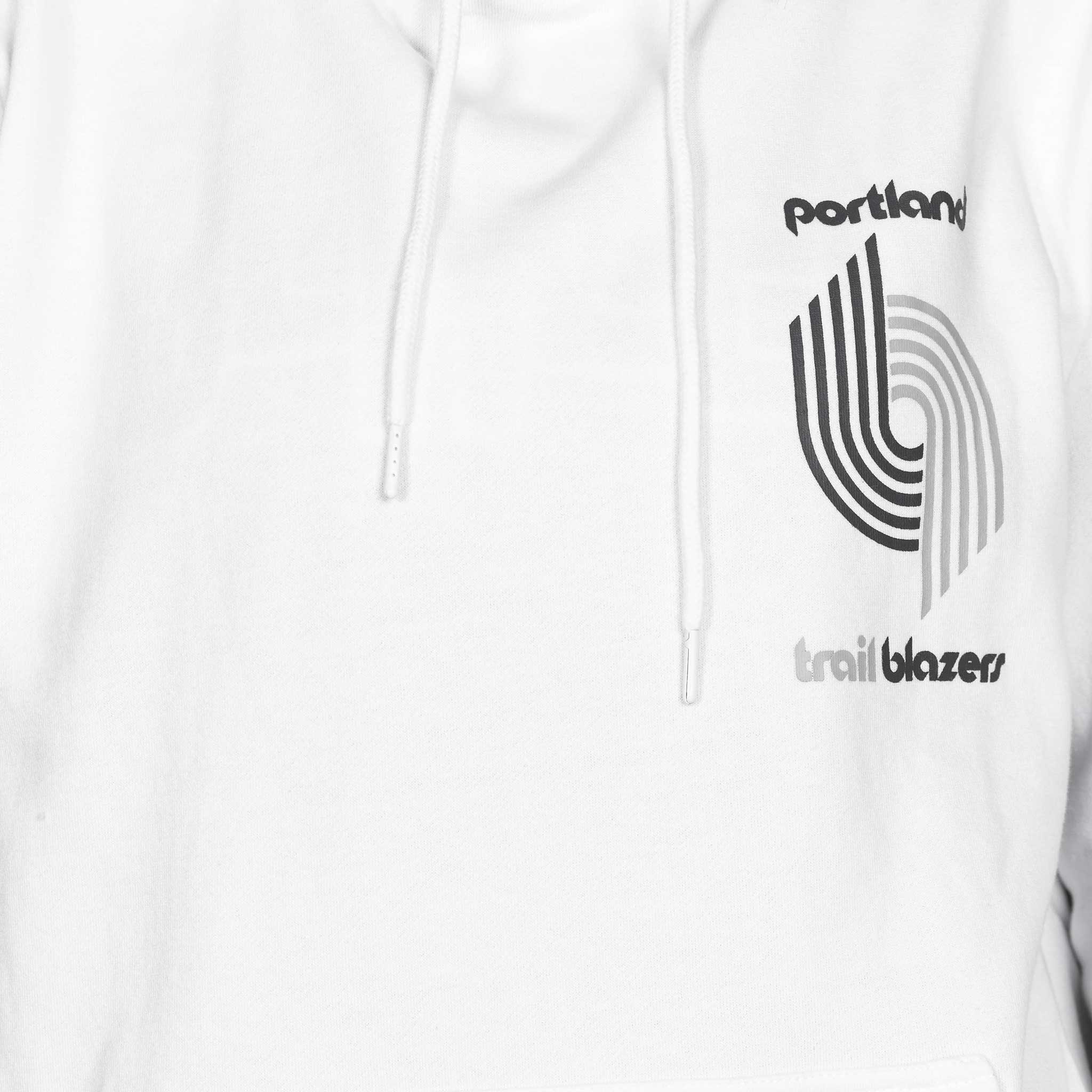 Portland Trail Blazers Mitchell & Ness Tonal Retro Cream Hoodie