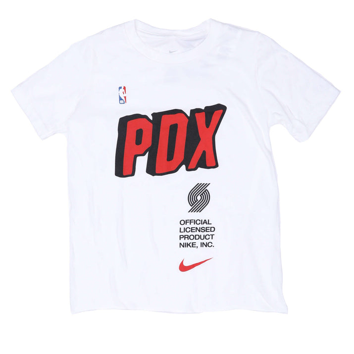 Portland Trail Blazers PDX City Edition Nike Youth Block Tee