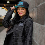 Portland Trail Blazers Ranger PDX City Black Packable Jacket