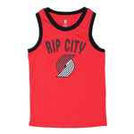 Portland Trail Blazers Striker Youth Red Tank Top
