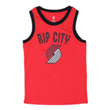 Portland Trail Blazers Striker Youth Red Tank Top