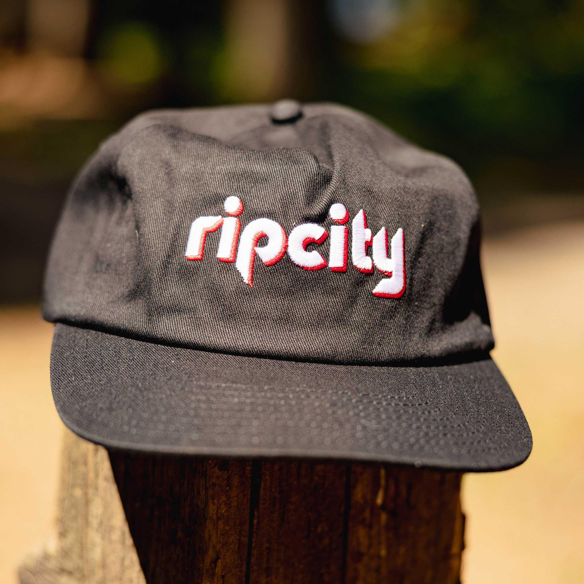 Portland Trail Blazers x Poler ripcity Black Camco Snapback Hat