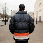 Produce Black Zip Up Puffer Jacket