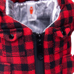Puffin Lumberjack Plaid Shirt Drinkwear Coozie