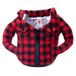 Puffin Lumberjack Plaid Shirt Drinkwear Coozie